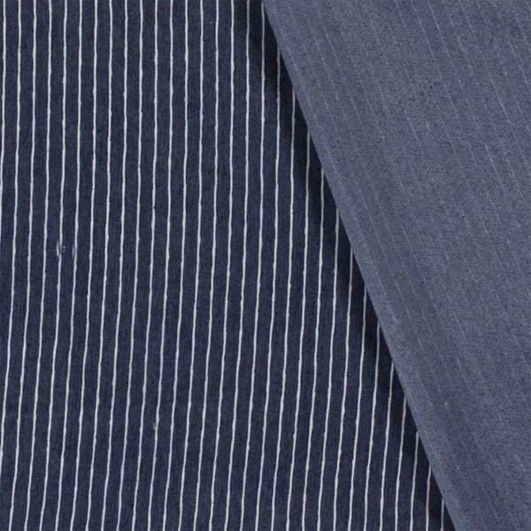 1,45 m stretchigt vävt denimtyg  Indigo - per meter