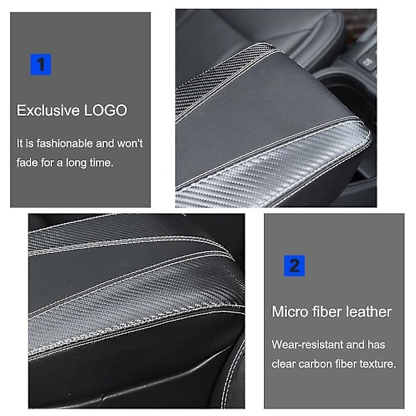 För Subaru Forester 2019+ Center Console Arm Rest Armrest Box Cover