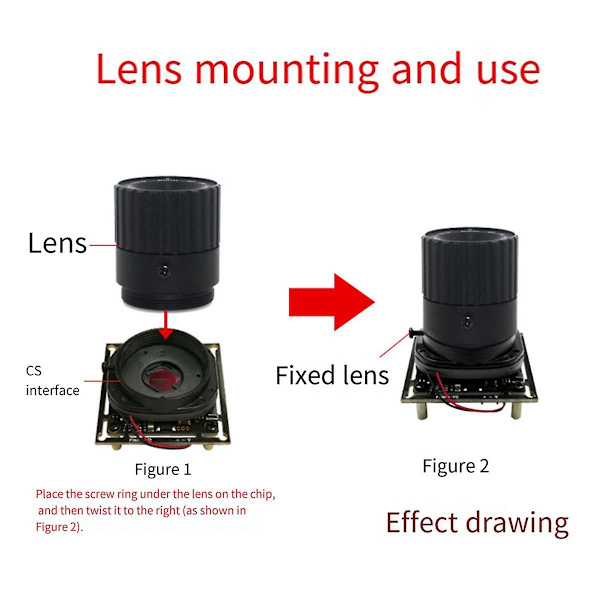 2,1 mm F1,8 Megapixel 2,1 mm Vidvinkelmonterad Fast CCTV-lins för 1/3-tums Sensorgrörelse