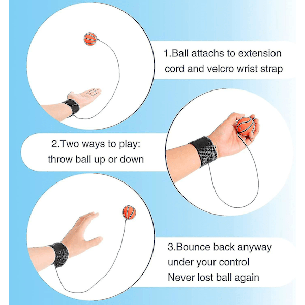 6 stycken handledsboll för sport -