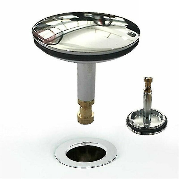43mm Badkarsavlopp Stopp Badrum Badkar Handfat Avlopps Pop-up Plugg Ersättning