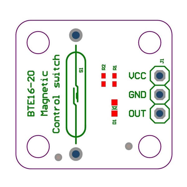 Magnetisk Sensor Magnetisk Bryter Reed Bryter Elektronisk Komponent Bte16-20
