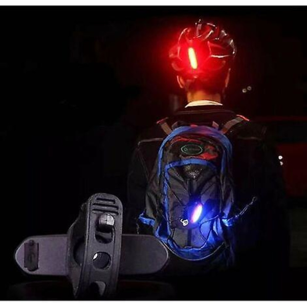 Tcgg-kraftig sykkelbaklys, oppladbart USB LED-sykkellykt med 6 moduser konstant/blinkende lys