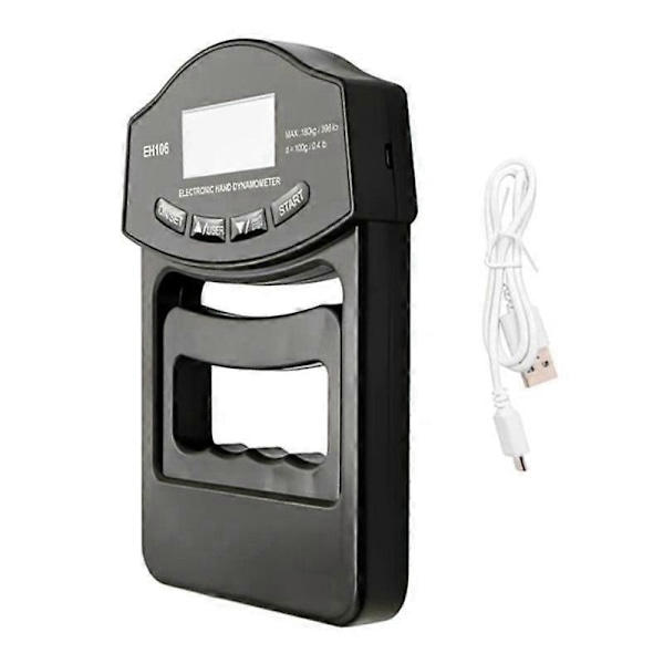 Grip Strength Tester, 396Lbs/180Kg Digital Hånddynamometer Grip Strength Meter USB LCD-skjerm Håndgrep Dynamometer 2025th