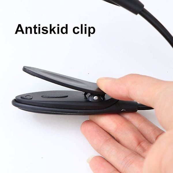 Praktisk Bærbar Rejse Bog Læselampe Mini LED Clip Boglampe Fin Praktisk Bærbar Rejse Bog Læselampe Mini LED Clip Boglampe