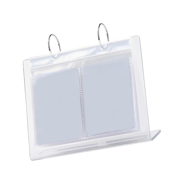 Akryl Fotoalbum til Skrivebord, Mini Fotoalbum, 17 Indersider, Billedholder, Skrivebordsdisplayholder til Fotovisning, Mini Film