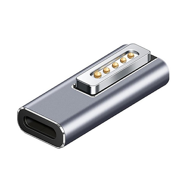 Adapterladdare Snabbladdning Magnetisk Aluminiumlegering Pd Usb C Till Mag-safe 2 Strömkonverterare För Macbook Air/pro Kaesi