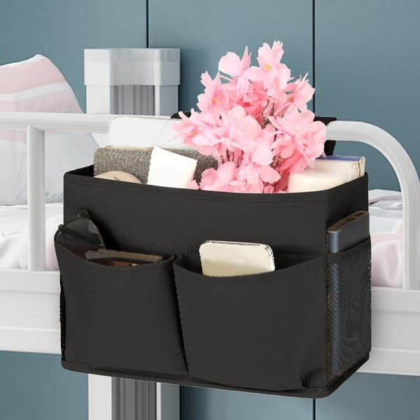 Universal Bedside Storage Bag - Hanging Bed Organizer - Bunk Bed - Car Seat Bed - Convenient & for Dorm (A - One Size Fits All)