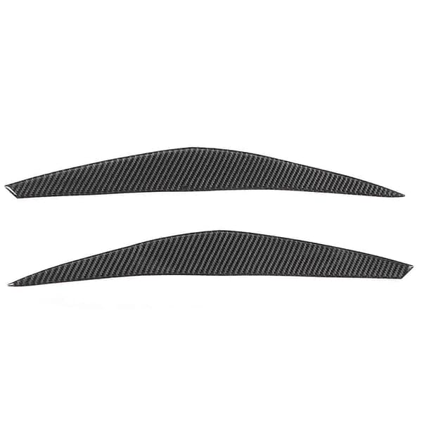 Karbonfiber Øyenbryn Dekal for Frontlykter kompatibel med X6 E71 2008-2014 (1 Par)