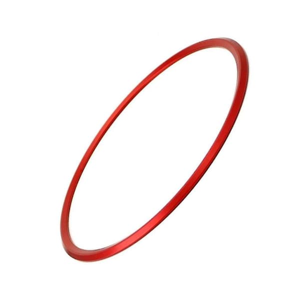 Rød Aluminiumsratt Ring Dekorasjon For / 911 (145mm)