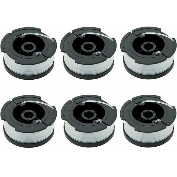 Pakke med 6 A6481 A6485 spoler til Black & Decker plæneklippere