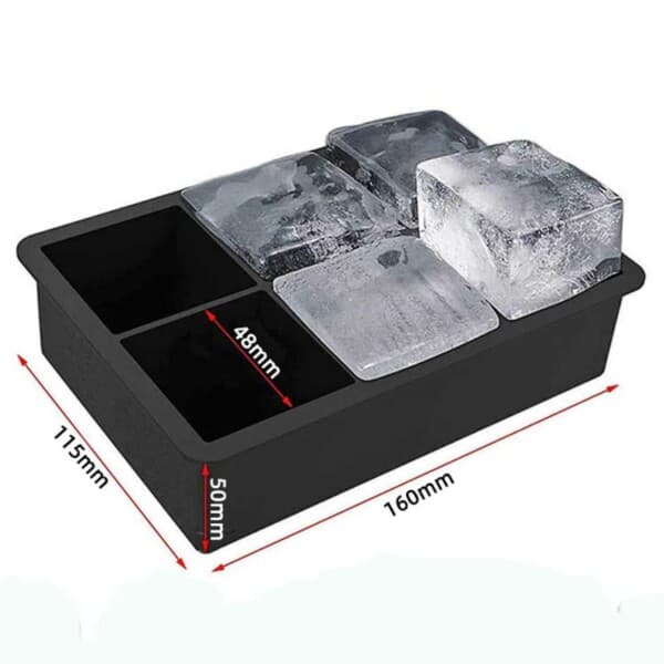 2-pak isform silikone – 6 store isterninger