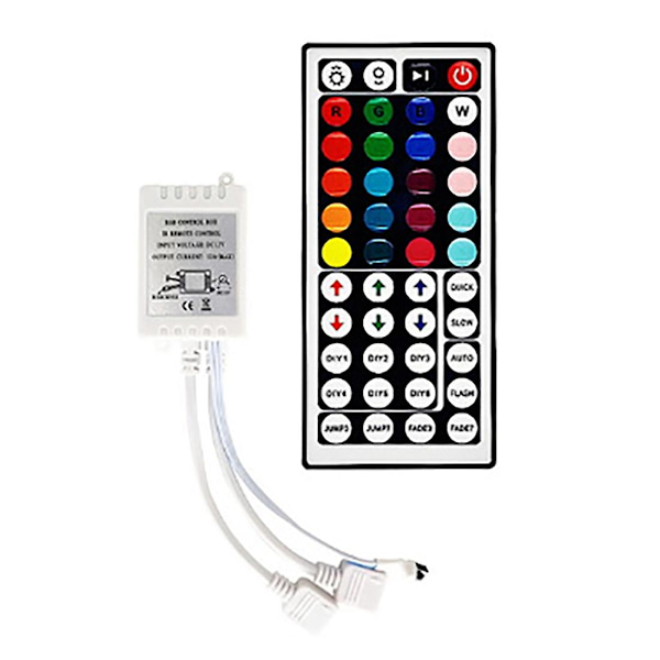 RGB-kontrollbox med fjärrkontroll 44 tangenter RGB-kontrollbox 44 tangenter