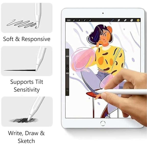 Replacement tip for Apple Pencil 1/2 Gen – 4 tips for Apple Pencils