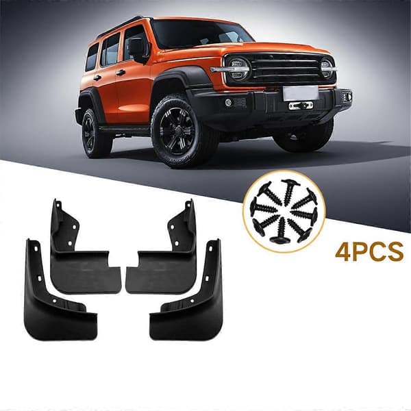 Bil Mudflaps Splash Guard Mudguards MudFlaps Forreste Bageste Tilbehør til Tank 300 2021-2023