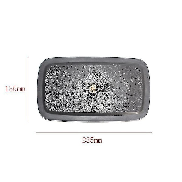 2024 Traktor Lastebil Bakspeil Eksteriørspeil Lastebil Sidespeil Universal Speil For Lastebil Gravemaskin Traktor Bobil 23,5 X 13,5 Cm Svart