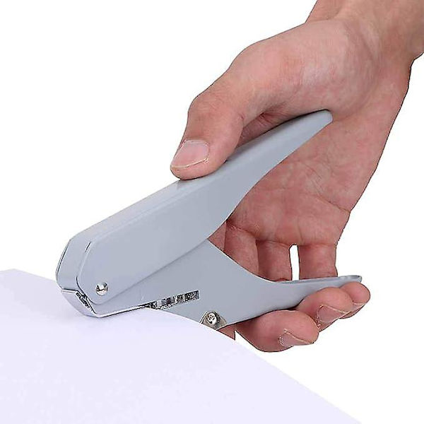 Decoupage Hand Punch, Svamppunch med linjal (grå)