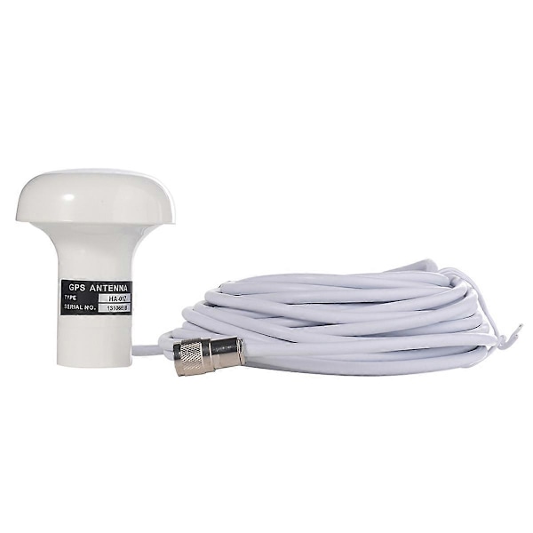 1 stk. GPS-antenne HA-017 Marine GPS-antenne med 10 meter kabel TNC-stik RF-kabel 10m RG-58