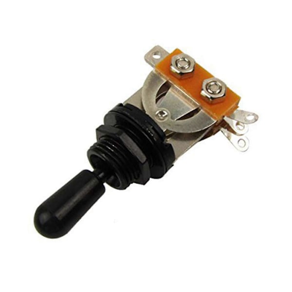 Metrisk 3-veis kort rett gitarvelgerbryter for pickup, kompatibel med elektrisk gitar