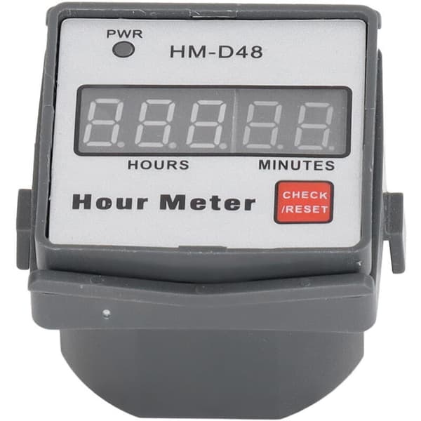 Timetæller, digitalt display, 0-999,99t, timer, AC 220V timetæller til motorudstyr