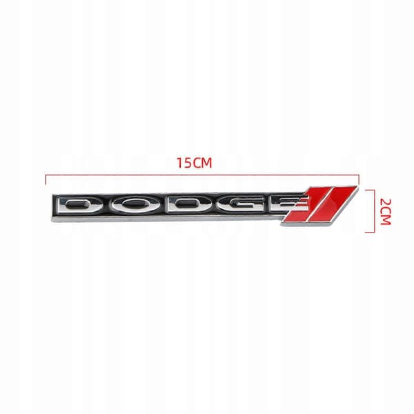 Grillin tunnus Dodge-logomerkki 15*2cm