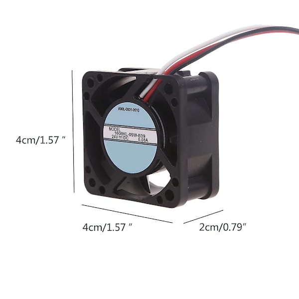 Ny 1608KL-05W-B39 DC24V 40MM Kylfläkt för NMB FANUC System Special