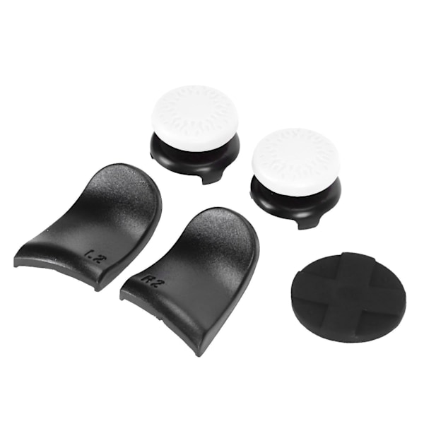 5-i-1 Tummepinnegrepp Tangentlock Joystick-skydd L2 R2 Avtryckare Förlängning kompatibel med PS5-kontroll Vita-YM