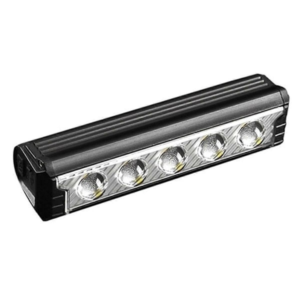 Koncentrerad 6600mA Cykelbelysning Huvudlampa, Cykellampa Hög Ljusstyrka Mountainbike Laddning Cykel Led
