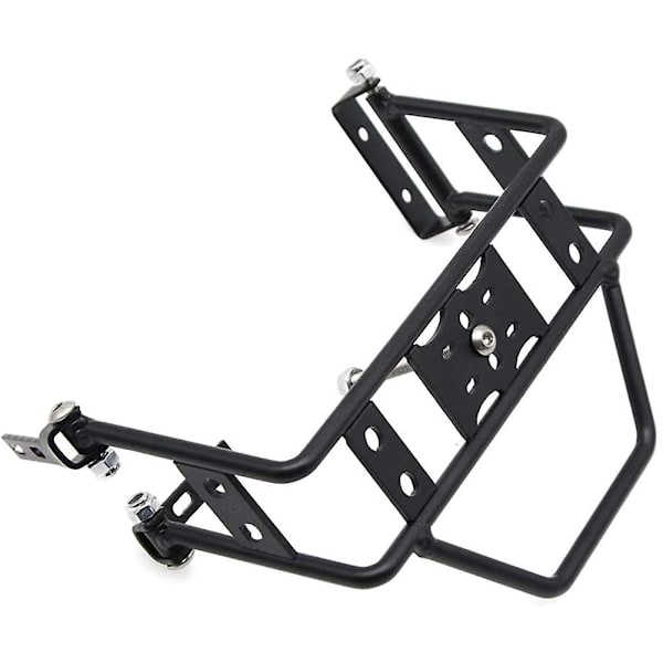 Metal Bagagerumsdækholder Reservehjul Stativ til TRX4 SCX10 90046 90047 RC Crawler Bil (Sort)
