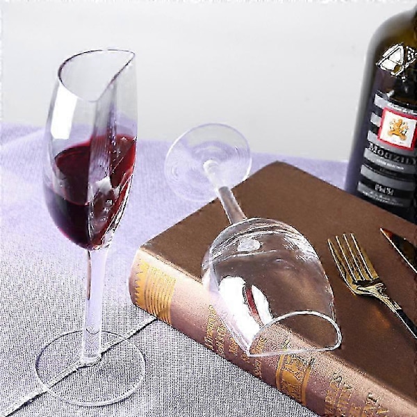 Stilige halve vinglass for par - Perfekt for jubileer og romantiske arrangementer