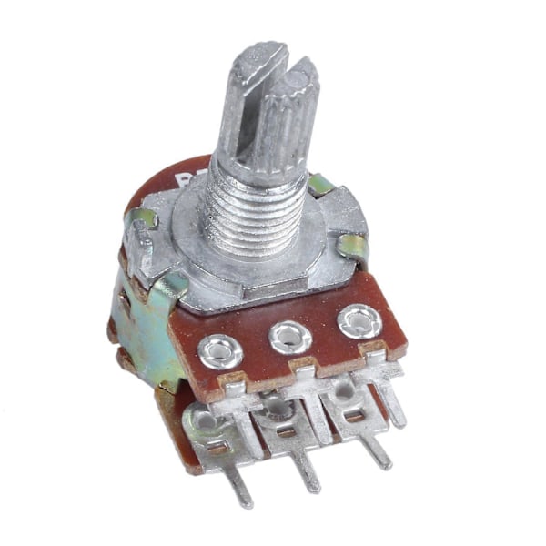 1 st silver metall B50K 50K ohm 6-pin dubbel trim potentiometer