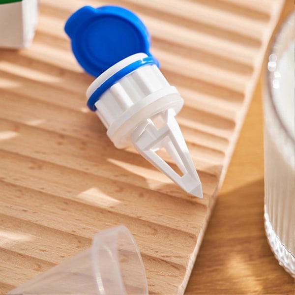 Drikketud til karton med låg, bred åbning, skarp spids, lækagesikker, spildsikker, genanvendelig karton juice drikkevare mælkekarton hældetud køkkenudstyr Kaesi 2025th