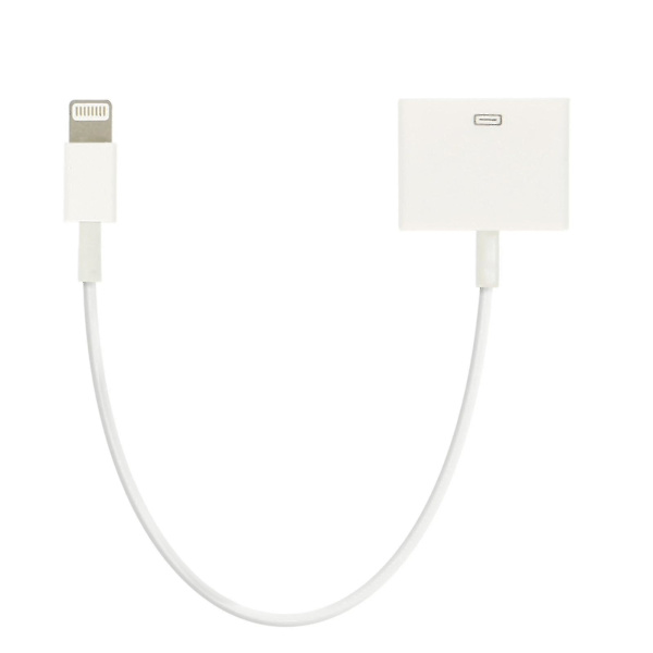 Ladingadapterkabel til 30-pin lading og synkronisering Hvit iPhone