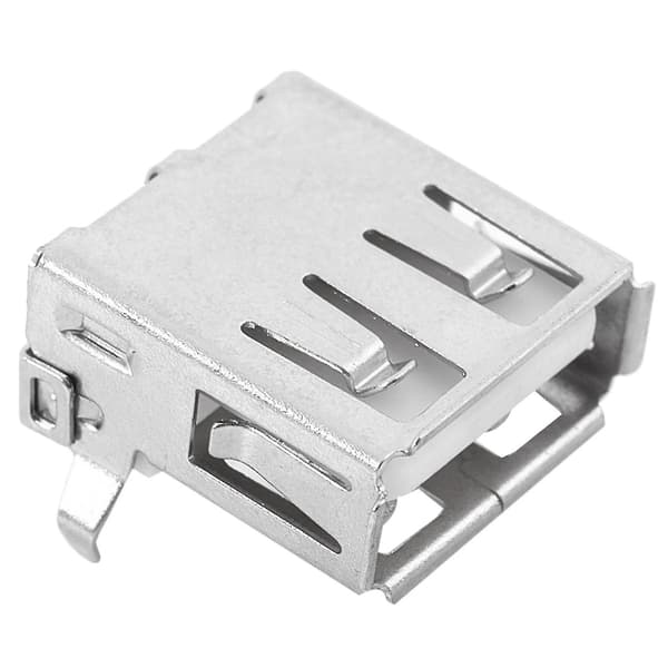 10X USB Type-A Hunn PCB Monteringskontakt Plugg Rett Vinkel