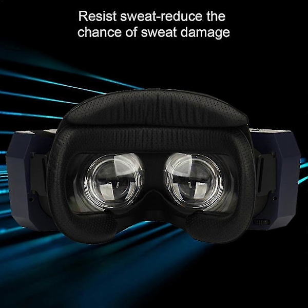 Ansiktsersättningsskumkudde kompatibel med Pimax Vision 8k Vr Lätt att rengöra Pu-material-G