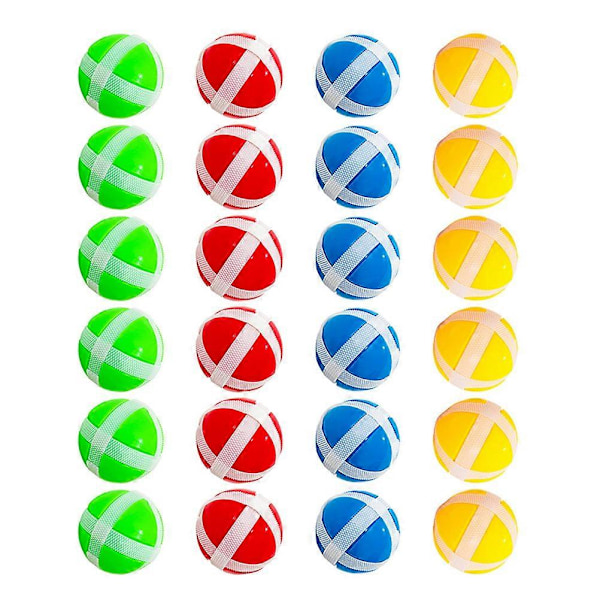 24 kpl Kangastaulu Tikka Sticky Balls Tikka Koukku ja Silmukka Pallot Tikka Peli Tarvikkeet