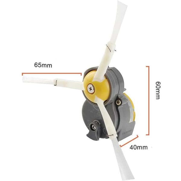 Sidebørstemotor til iRobot 5/6/7/8/9-serien komplet i7 i7+ i8 e5 e6 e7 reservedele til iRobot Roomba