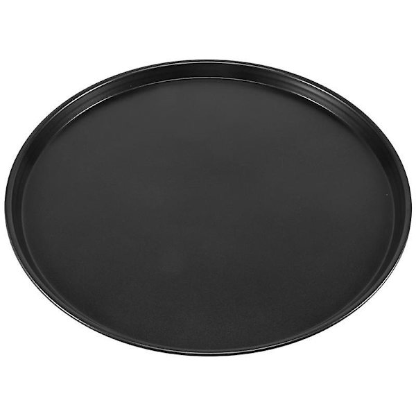 33 cm tarttumaton pizzapelti, hiiliteräksinen pyöreä pizzapelti leivontatyökalu kotiin, ravintolaan