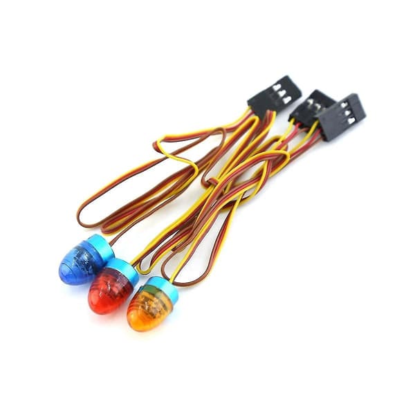 RC Bilteknikk Lys Spin Blinker Puster For 1/10 RC Bil 1/14 Lastebil Dump Drift Trx4 Scx10 Actr