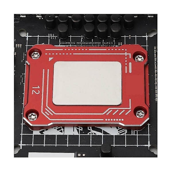 Lga17xx/18xx-bcf 12. ja 13. sukupolven CPU:n taivutuskorjauskiinnike, CPU:n taivutuskorjausrämi, CPU:n kiinnitys