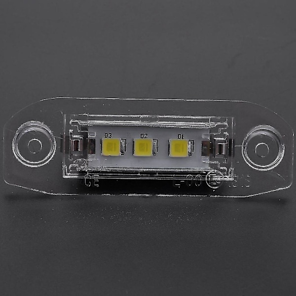 2 st LED-skyltbelysning för S80 Xc90 S40 V60 Xc60 S60 C70 V50 Xc70