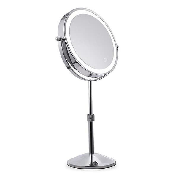 Makeup Spejl Plan + 7 Gange Forstørrelse (7-tommer Genopladelig)