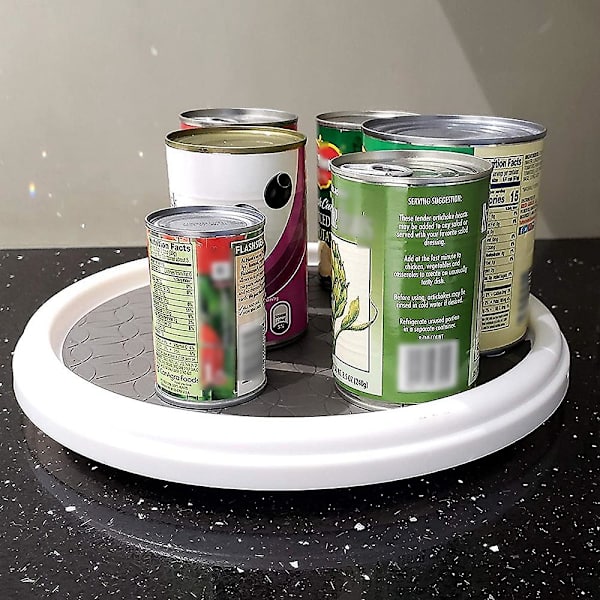 12 Tuuman Mausteseinä Spice Storage Rack Pantry Kaappi Kääntyvä Tarjotin Laajalla Pohjalla Järjestäjä