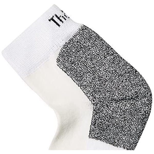 Thorlos Micro Mini Cushioned Unisex Lave Løpesokker, Hvit
