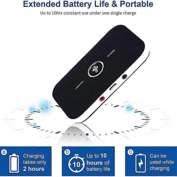 2-in-1 Audio Lähetin Vastaanotin Langaton Bluetooth