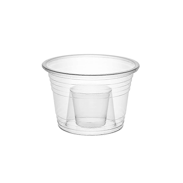 Mjuka Plast Bomber Koppar, 85 ml, 100-Pack, Jager Blaster Power Bombs, Klar