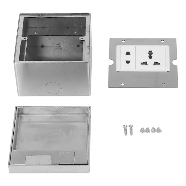 Innfelt Gulvkontakt Multiport Skjult Panel Uttak Universal Strømuttak AC250V