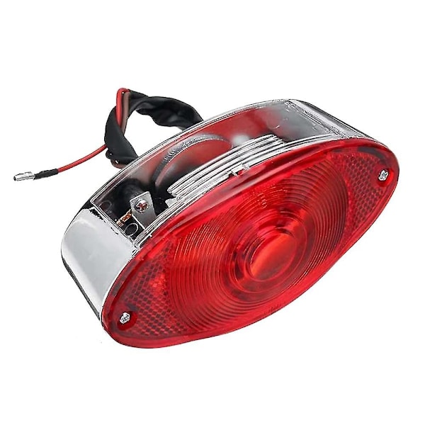 Krom 12v 15 Led Motorcykel Broms Stopp Körning Bakljus Bakre Led-ljus Motocross Moto Atv Smuts Bi