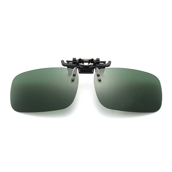 Clip-on aurinkolasit vihreä lasi 40x58mm