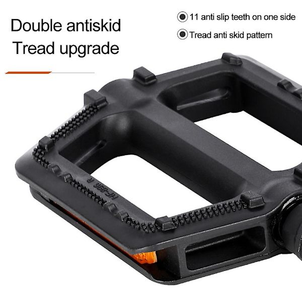 Sykkelpedaler Ultralett Landeveissykkel Pedal Sykling Terrengsykkel Fotplate Anti-Standard Universelt Ped